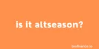 Is it Altseason? The Altcoin Season Index is turning thumbnail
