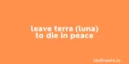 Leave Terra (LUNA) to die in peace thumbnail