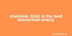 Chainlink (LINK) is the best blockchain oracle thumbnail
