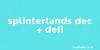Splinterlands DEC + DeFi thumbnail