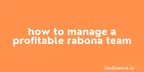 How to manage a profitable Rabona team thumbnail