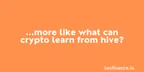 What can Hive learn from Terra? More like what can crypto learn from Hive? thumbnail