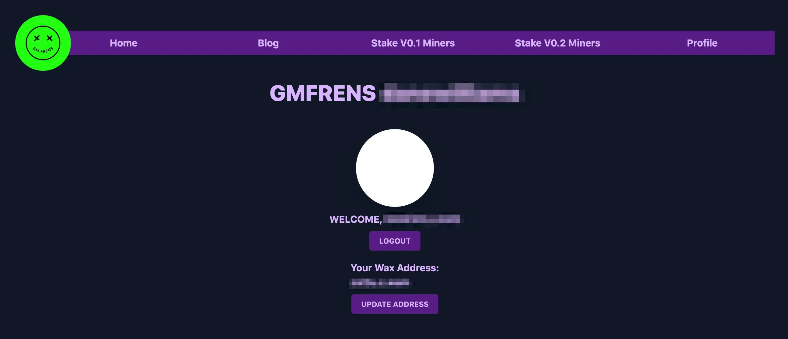 Confirmation screen.