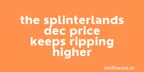 The Splinterlands DEC price keeps ripping higher thumbnail