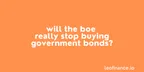 Will the BoE really stop buying UK government bonds? thumbnail