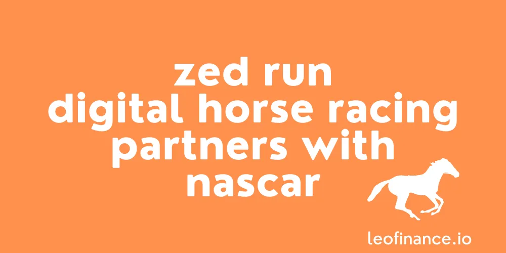 Zed Run Digital Horse Racing partners with NASCAR.
